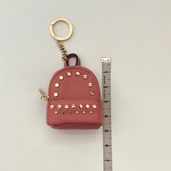 Victoria's Secret Gold Studded Backpack Keychain New - Picture 10 of 10